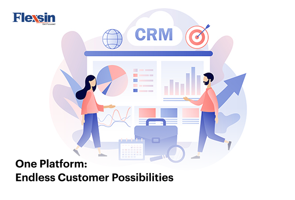 Sales representative managing opportunities in Salesforce CRM interface