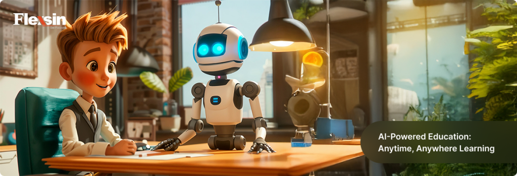 AI in digital classrooms: Nurturing young minds with the power of AI. | Flexsin 