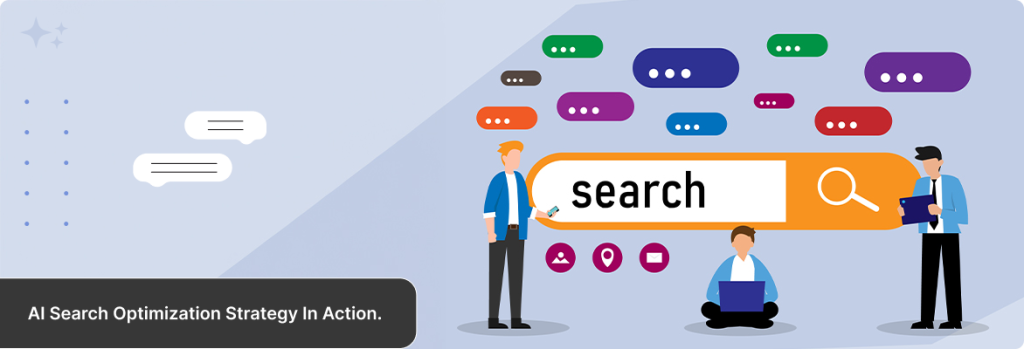 AI search optimization strategy timeline representing structured scheduling and planning. 