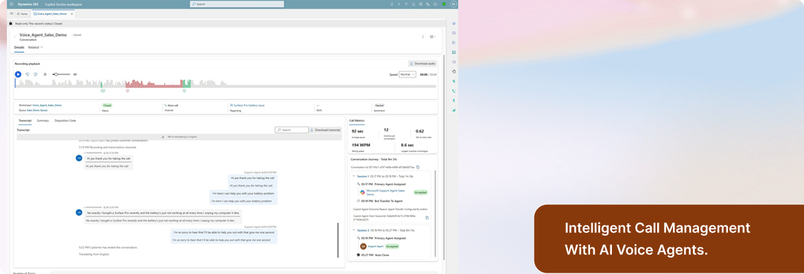 Smart AI voice agents technology icon with microphone and speech command elements | Flexsin