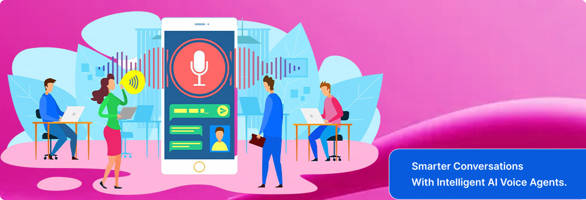 Business communication powered by intelligent AI voice agents and smart virtual assistant support