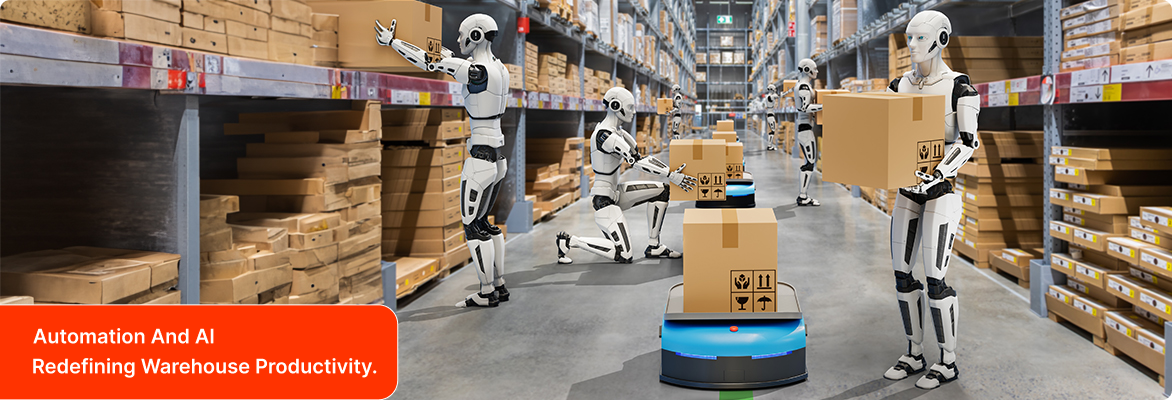 Smart warehouse automation powered by AI in logistics | Flexsin  
