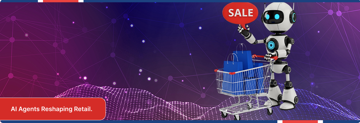 Retail agentic AI automating personalized shopping and promotional campaigns.