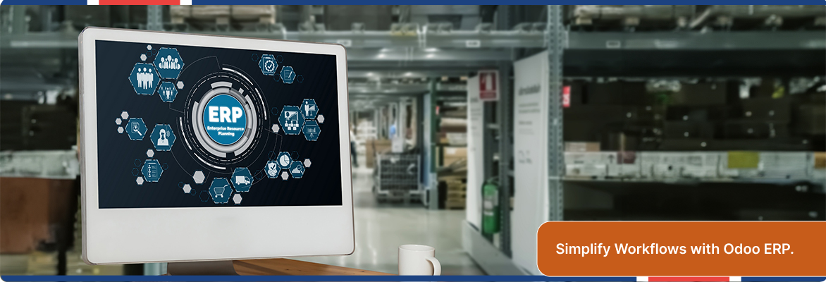 Odoo ERP for small businesses helping teams monitor data and improve workflow efficiency.