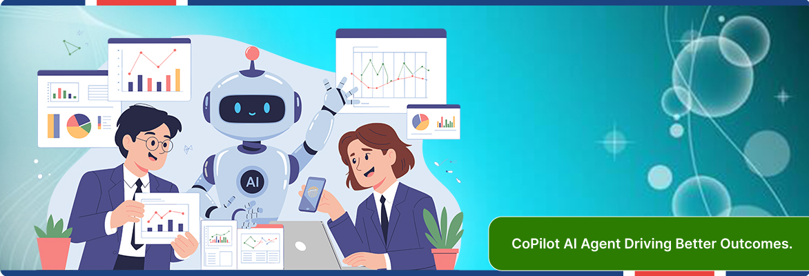 CoPilot AI agent helping business teams analyze data and improve decision-making.