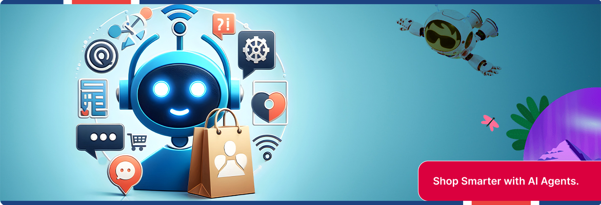 Conversational commerce AI technology enabling automated shopping assistance.