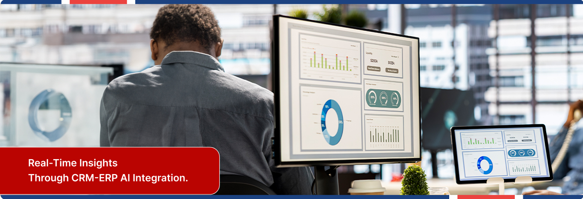 CRM ERP integration enabling data-driven decision making.