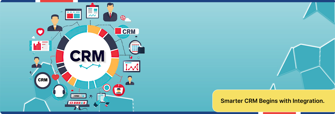 CRM integrations supporting unified customer data and business processes.