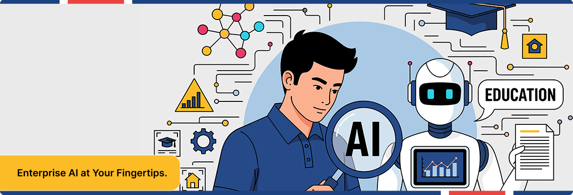Mobile AI application interface representing Microsoft Fabric agentic apps for enterprise intelligence.