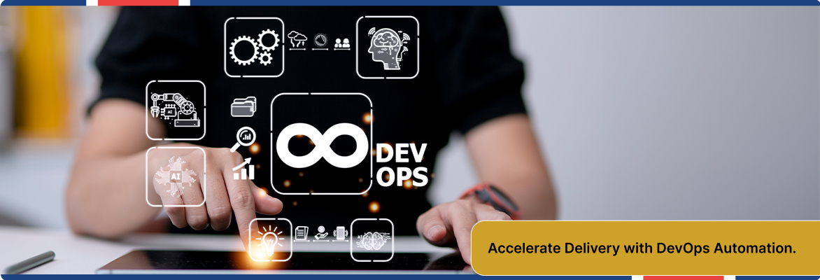 IT engineer managing DevOps workflows highlighting DevOps automation benefits.