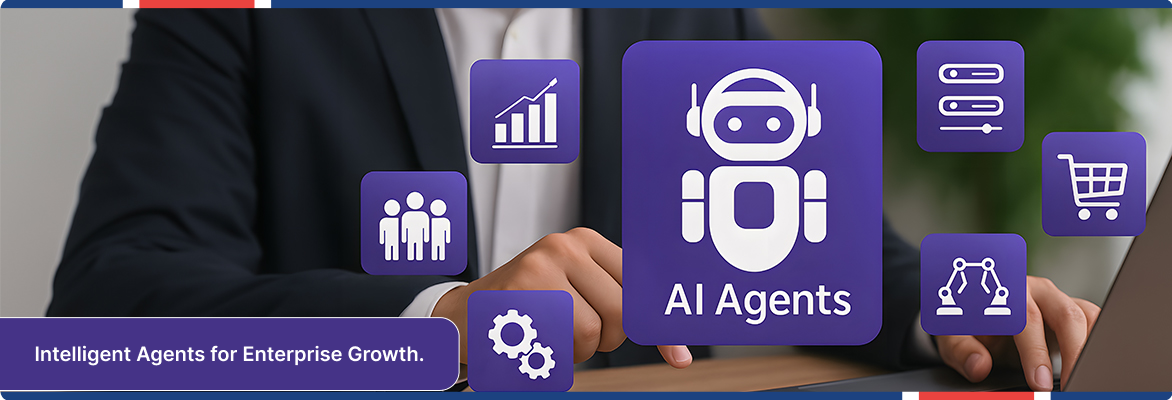 Enterprise technology depicting agentic AI strategy for workflow orchestration and decision intelligence.