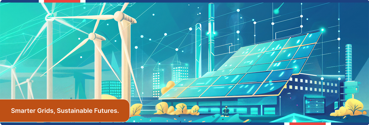 AI in energy and utilities analyzing climate change impacts on renewable energy production.
