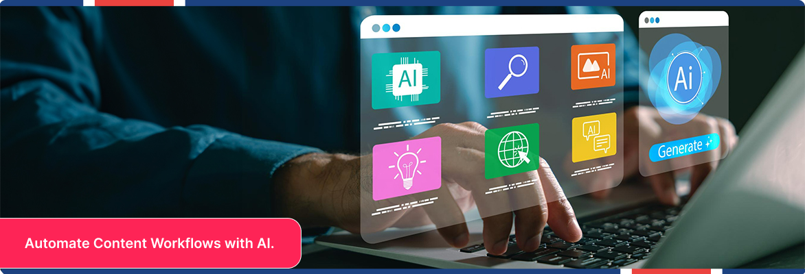 AI-powered CMS using intelligent data analysis to automate content management workflows.