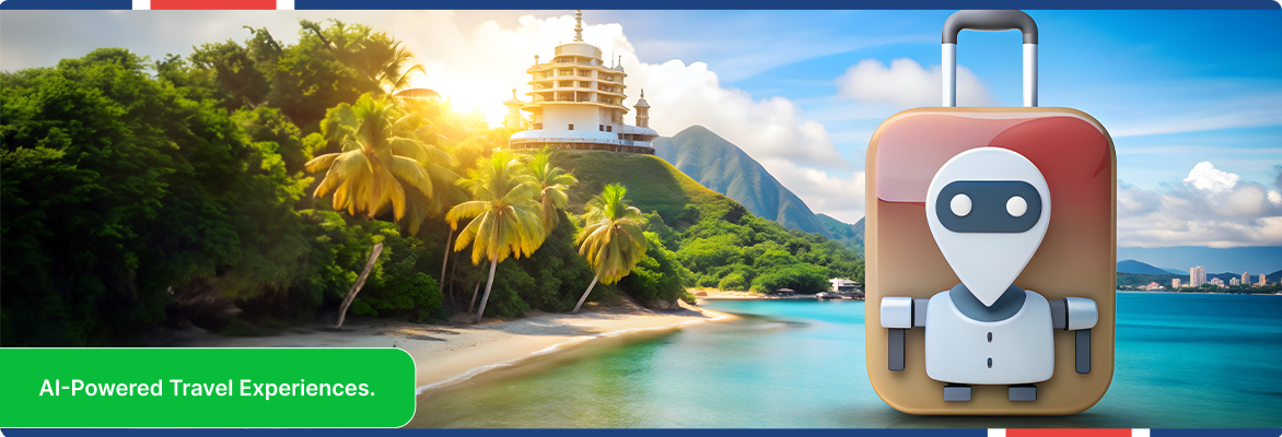 AI chatbot helping travelers discover destinations and plan personalized trips.
