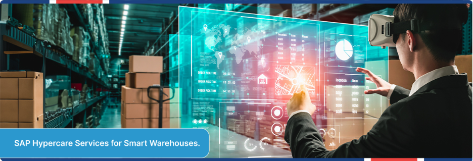 SAP hypercare services for smart warehouse operations and management.