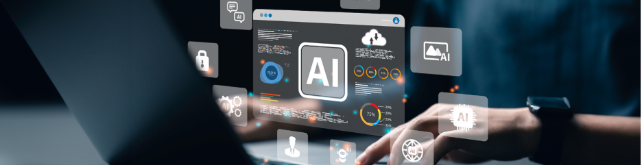 Artificial intelligence developer building AI software through coding.