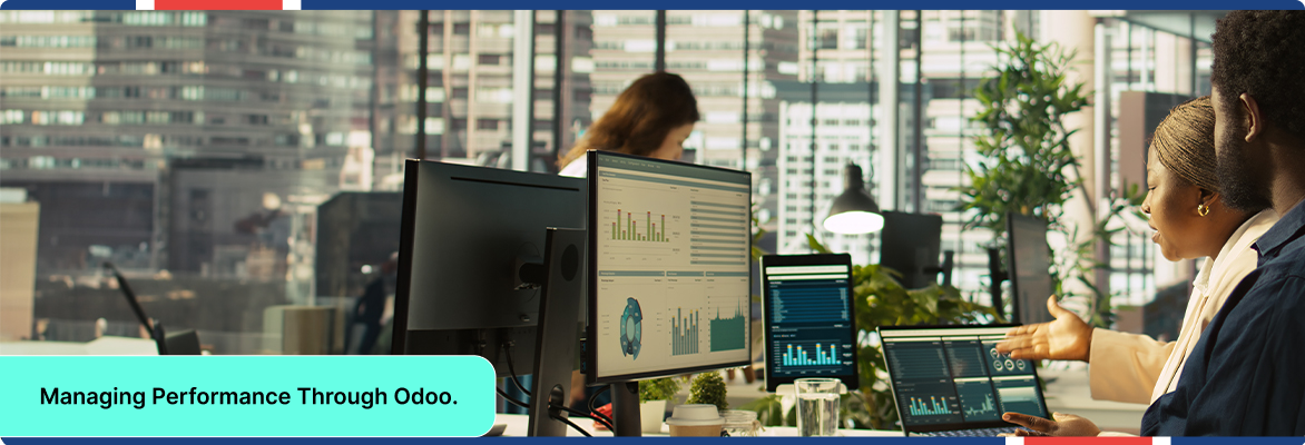 Odoo development for improved business performance management.