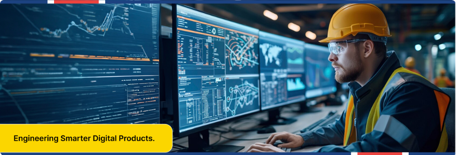 Product development and innovation by digital engineering product company.